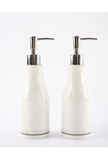 Mud Pie Bistro Kitchen Boxed Hands and Dishes Soap Pump Set