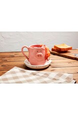 Mud Pie Ceramic Pig Microwave Bacon Cooker Mug
