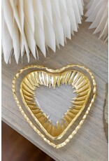 Mud Pie Nested Glass Heart Tidbit Trays Set of 2 Mud Pie Nested Glass Heart Tidbit Trays Set of 2