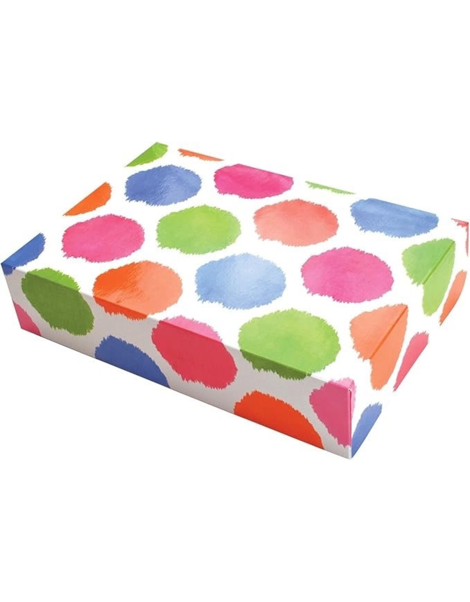 Caspari Paper Gift Box w Lift Out Tray Food Grade 2pk Bebelle Pattern