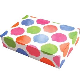 Caspari Paper Gift Box w Lift Out Tray Food Grade 2pk Bebelle Pattern