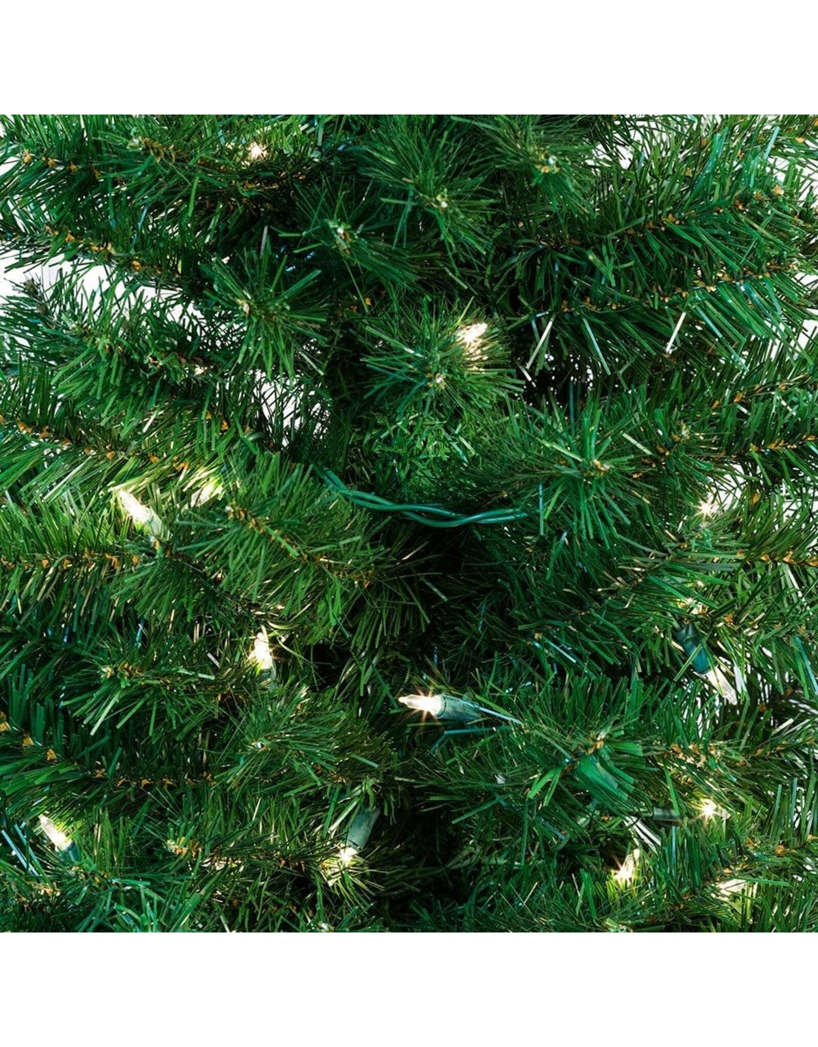 Kurt Adler 5 FT Potted Porch Christmas Trees Set Pre-Lit WW lights