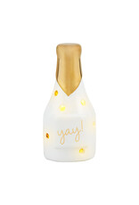 Mud Pie Light-Up Champagne Bottle Sitter