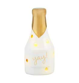 Mud Pie Light-Up Champagne Bottle Sitter