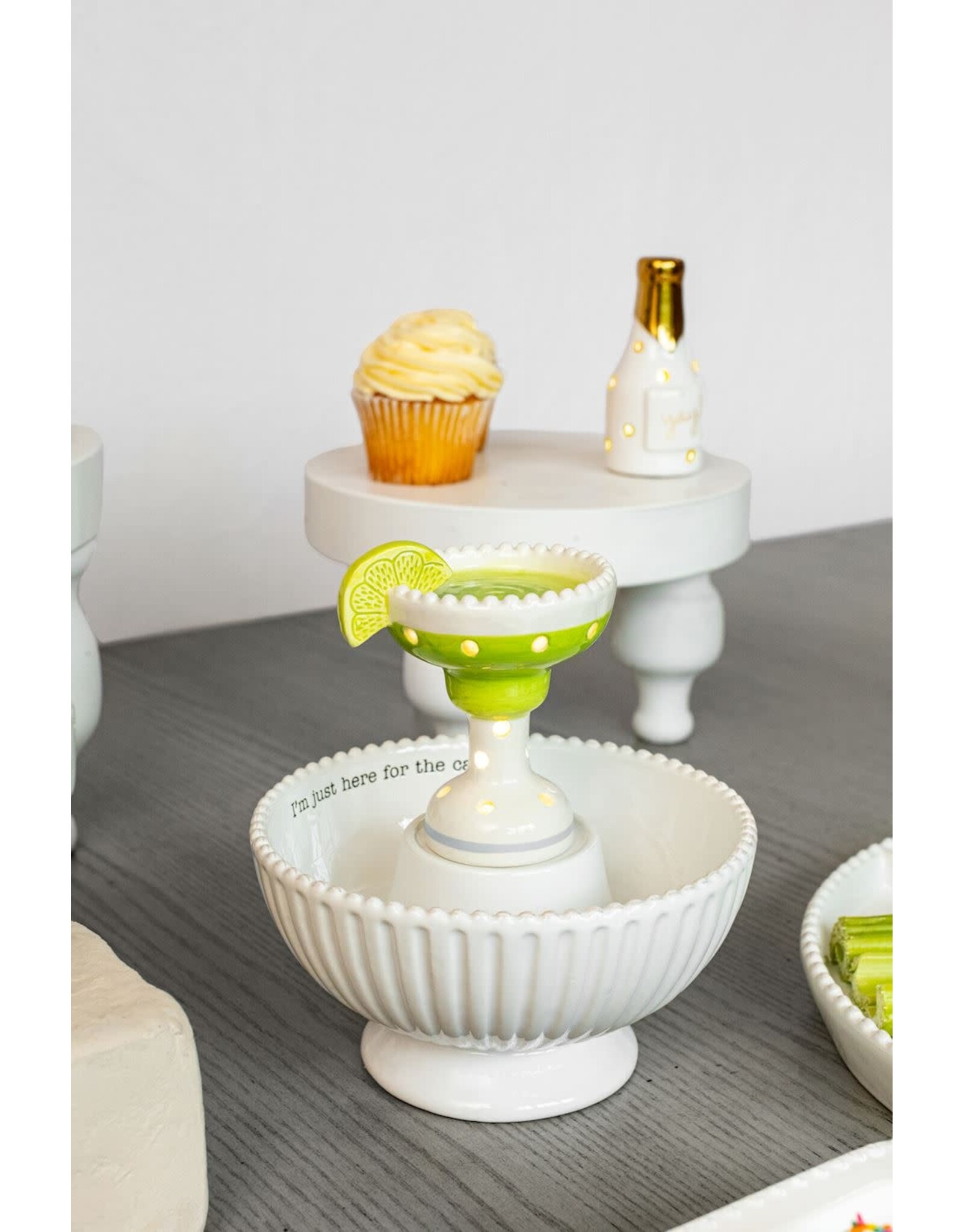 Mud Pie Light-Up Champagne Bottle Sitter