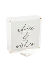 Mud Pie Advice And Wishes Keepsake Letter Box Set With Cards