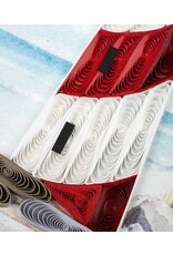 Quilling Card Quilled Red And White Lighthouse Greeting Card