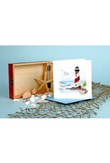 Quilling Card Quilled Red And White Lighthouse Greeting Card