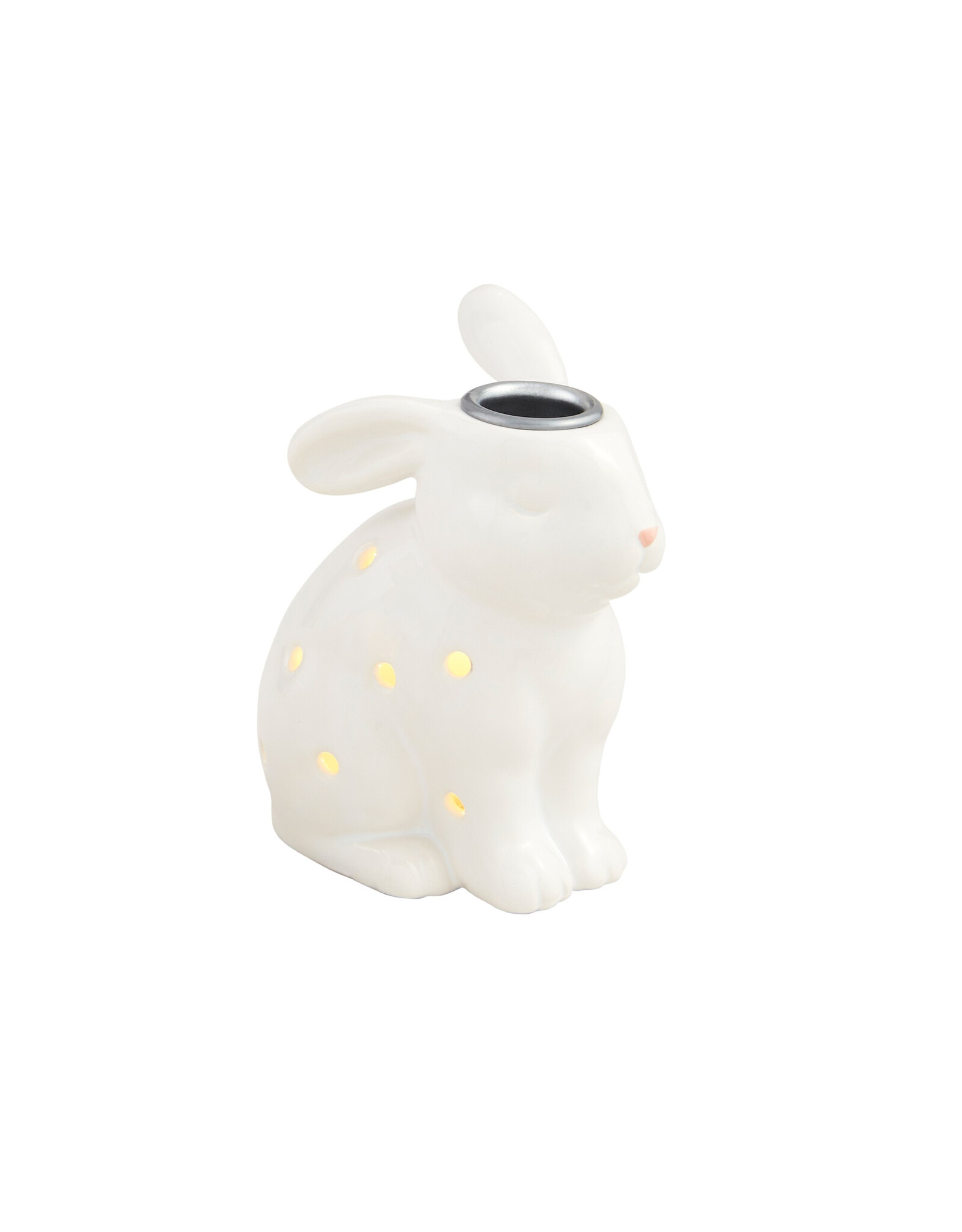 Mud Pie LED Bunny Taper Holder | SM