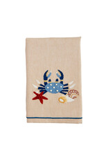 Mud Pie Embroidered Hand Towel | Crab
