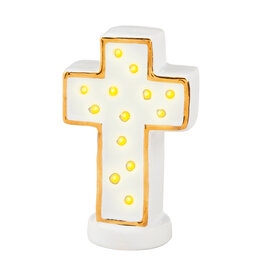 Mud Pie Light-Up Sitter | Cross