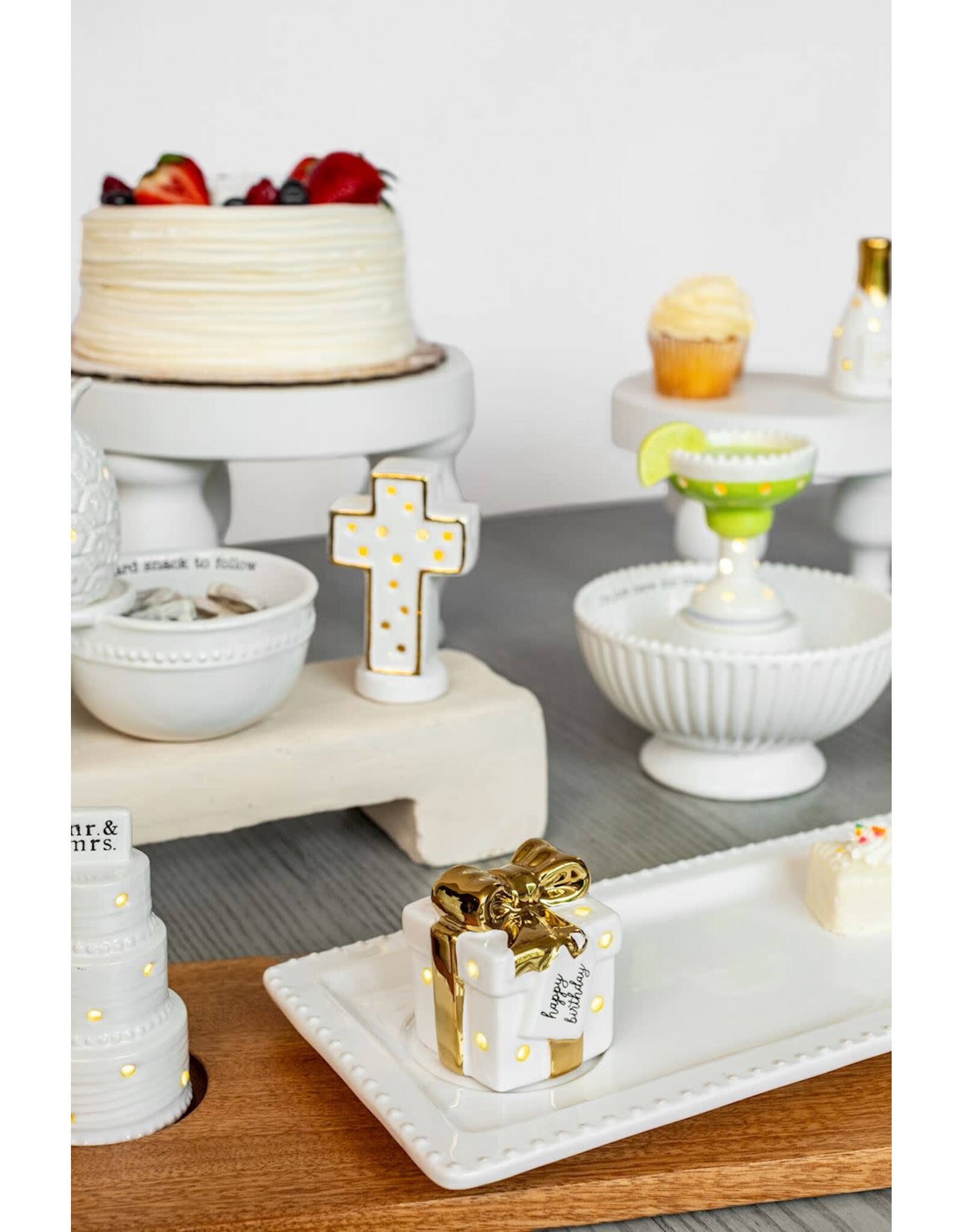 Mud Pie Light-Up Sitter | Cross