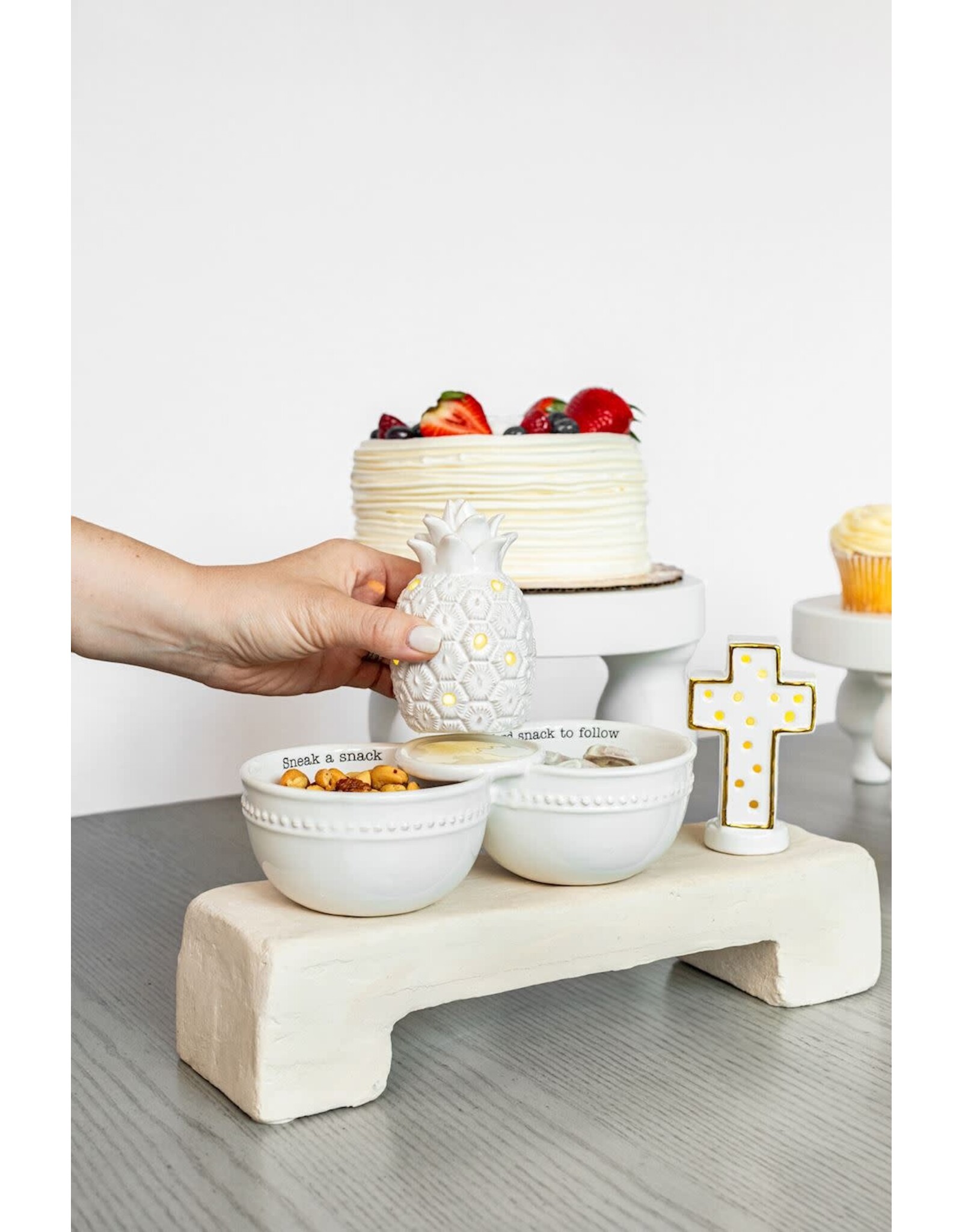 Mud Pie Light-Up Sitter | Cross