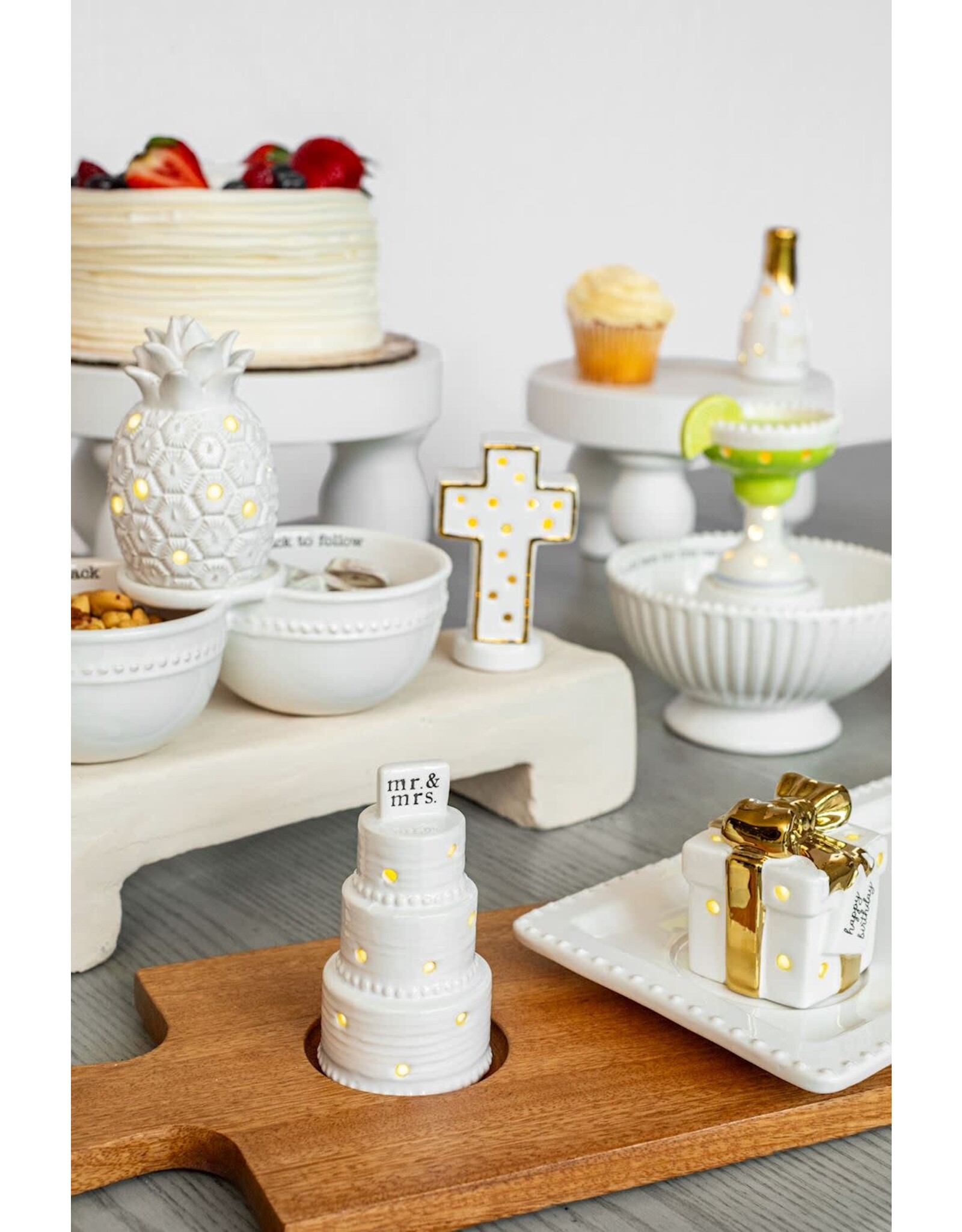 Mud Pie Light-Up Sitter | Cross