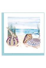 Quilling Card Quilled Seashells On The Shore Greeting Card