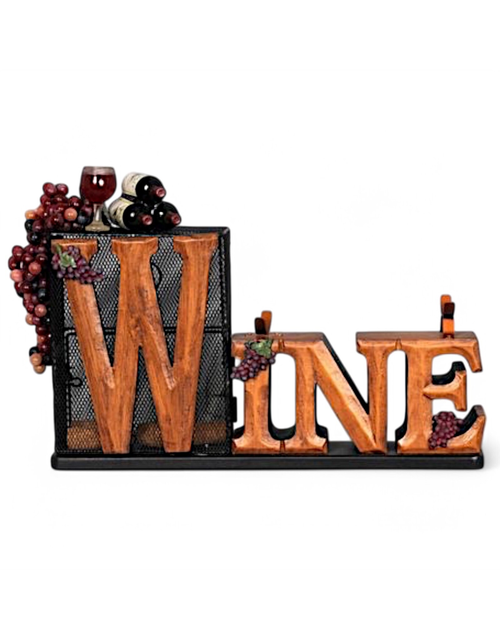 Karen Didion Wine Bottle Holder Cork Collector Holder Table Piece