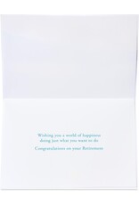 PAPYRUS® Retirement Card Ocean Umbrella Lounge Chair