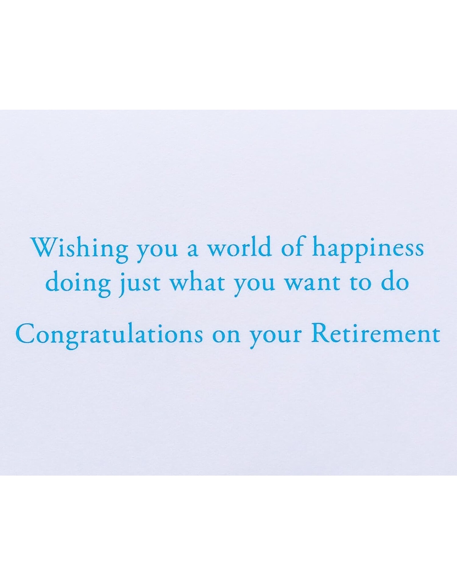 PAPYRUS® Retirement Card Ocean Umbrella Lounge Chair