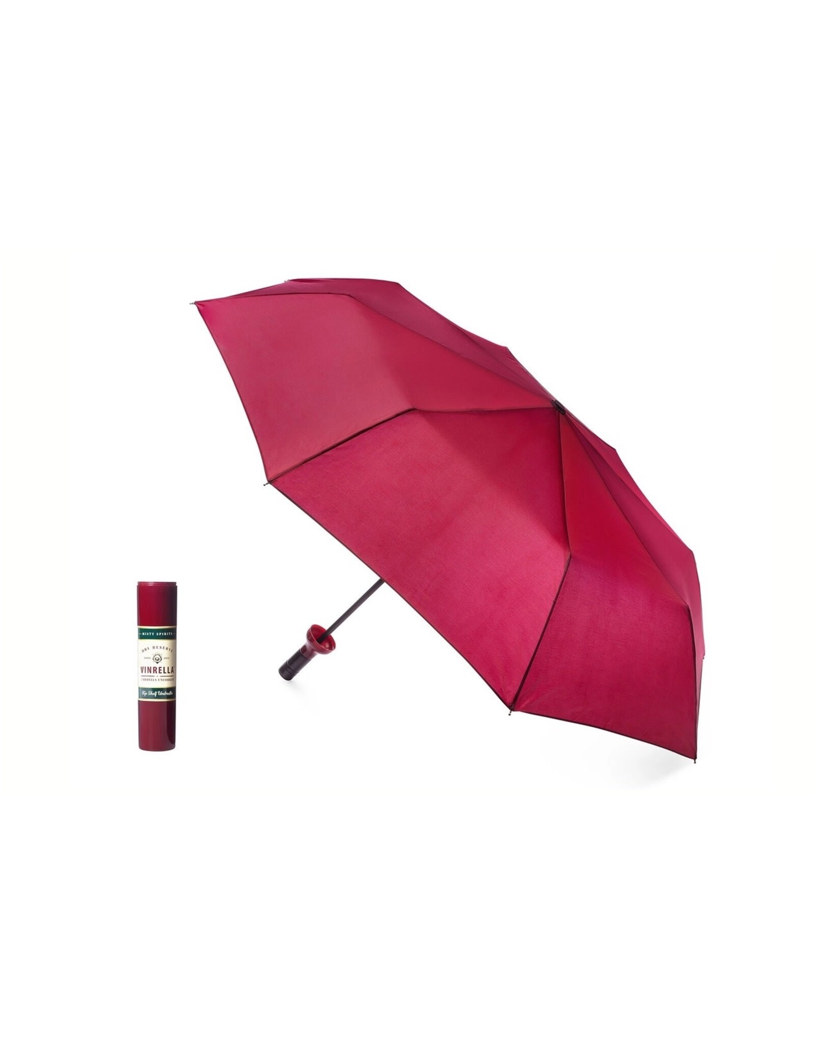 Vinrella Umbrella In A Bottle | Burgundy Wine Bottle Umbrella