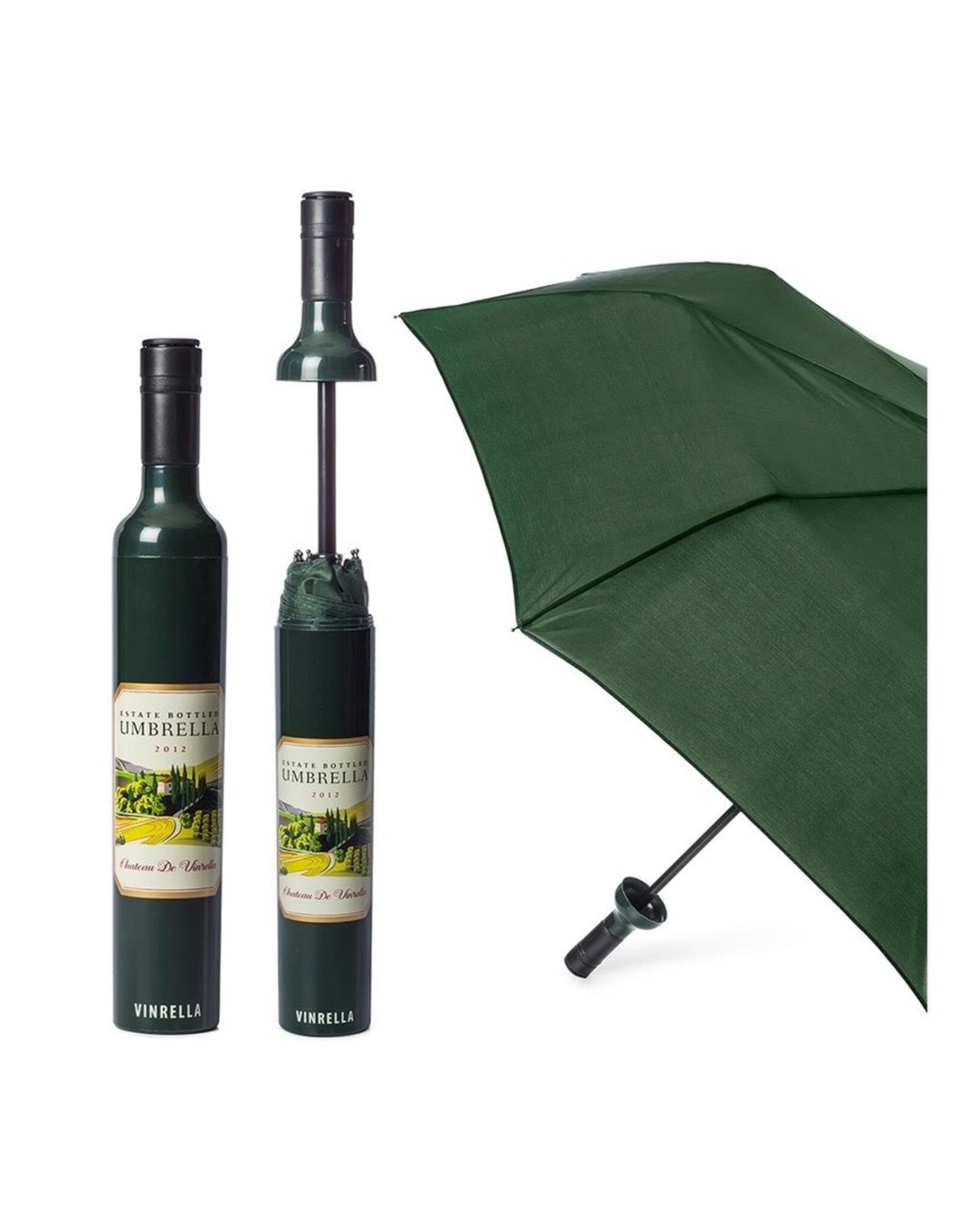 Vinrella Umbrella In A Bottle | Estate Wine Bottle Umbrella