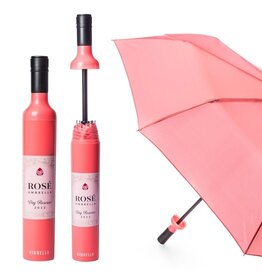 Vinrella Umbrella In A Bottle | Rosé Wine Bottle Umbrella