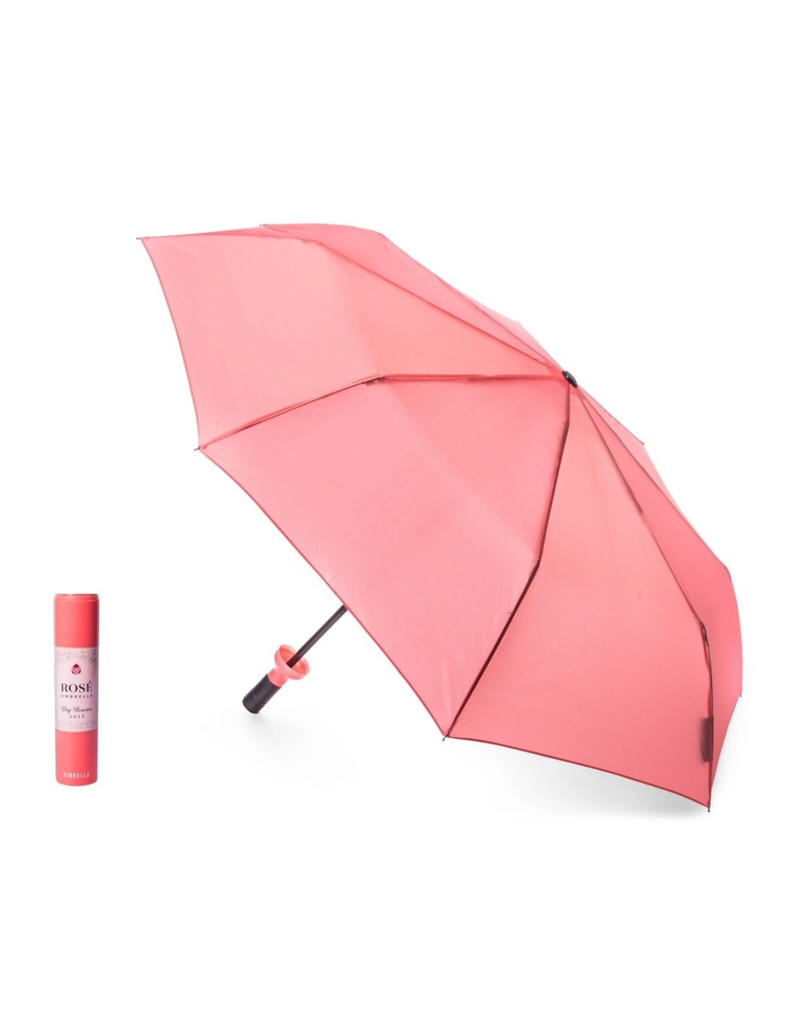 Vinrella Umbrella In A Bottle | Rosé Wine Bottle Umbrella