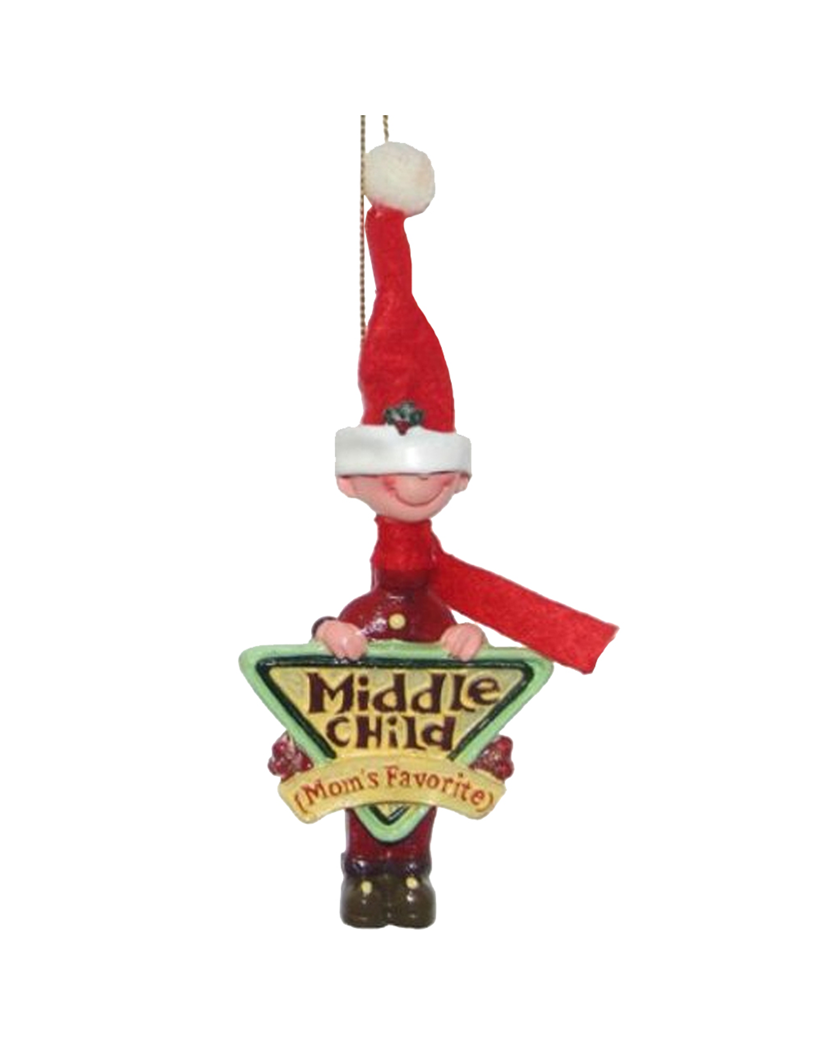Kurt Adler Moms Favorite Christmas Ornament Middle Child Boy