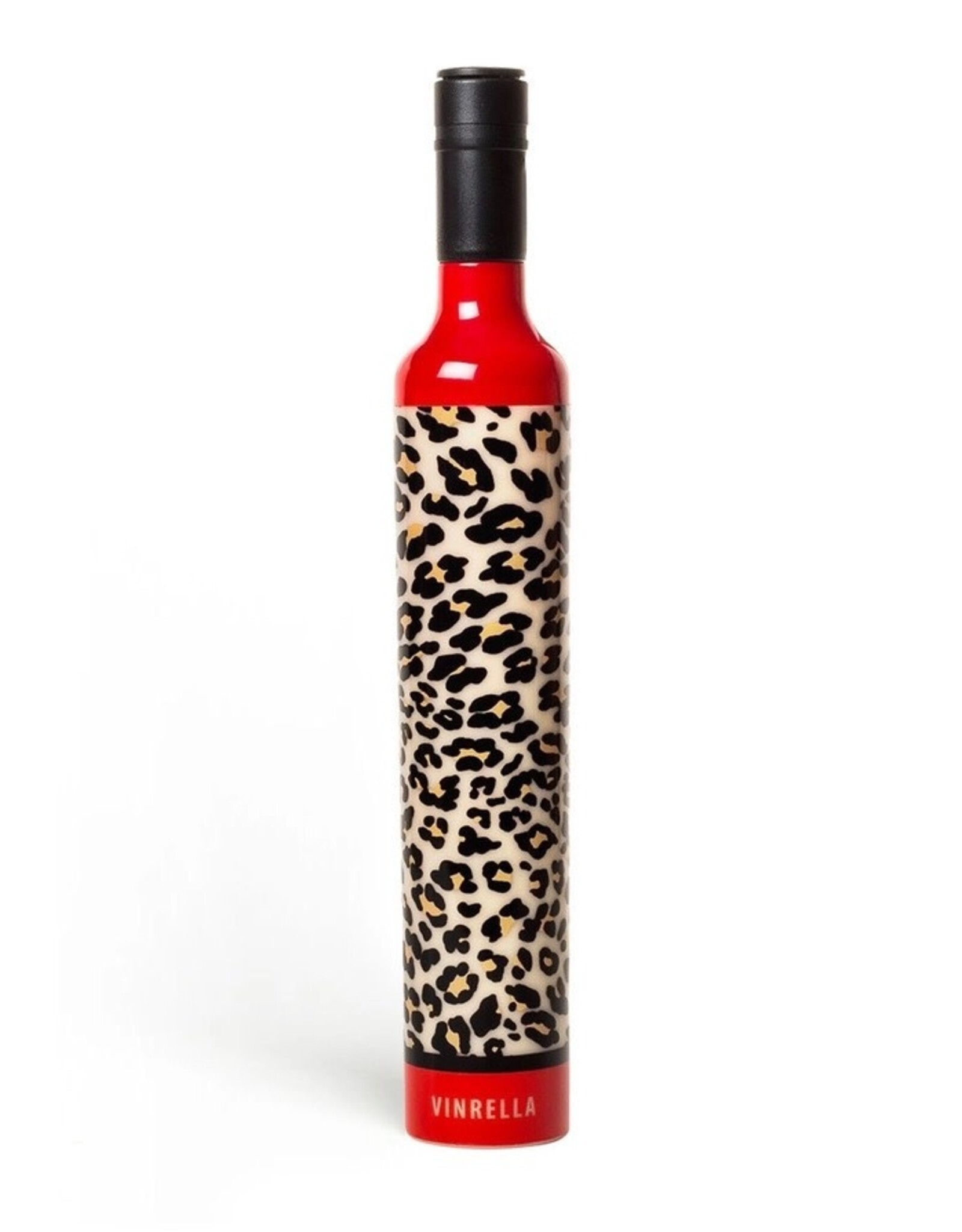 Vinrella Umbrella In A Bottle | Leopard Wine Bottle Umbrella