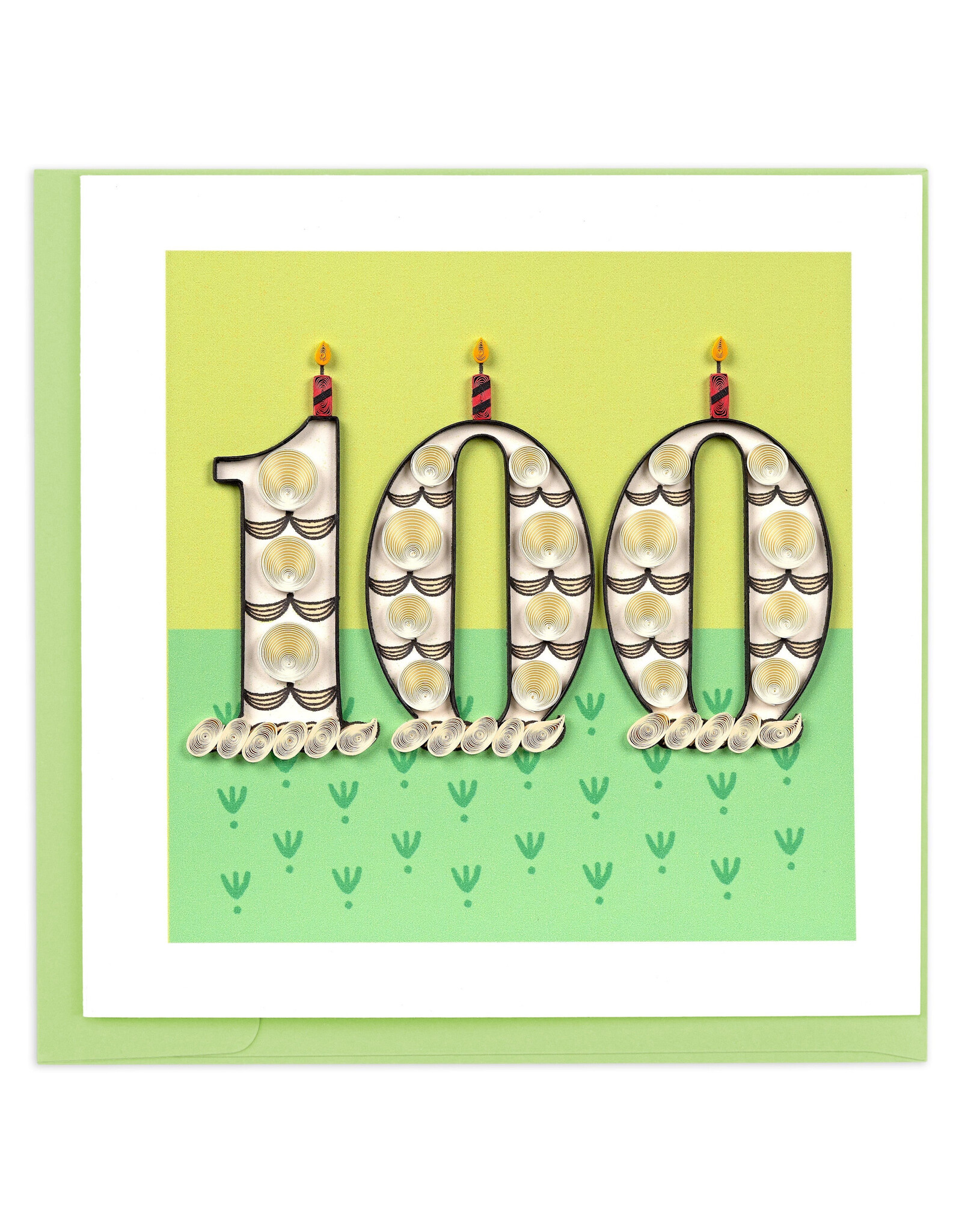 Quilling Card Quilled Milestone Birthday Card 100th Birthday
