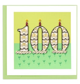 Quilling Card Quilled Milestone Birthday Card 100th Birthday