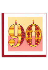 Quilling Card Quilled Milestone Birthday Card 90th Birthday