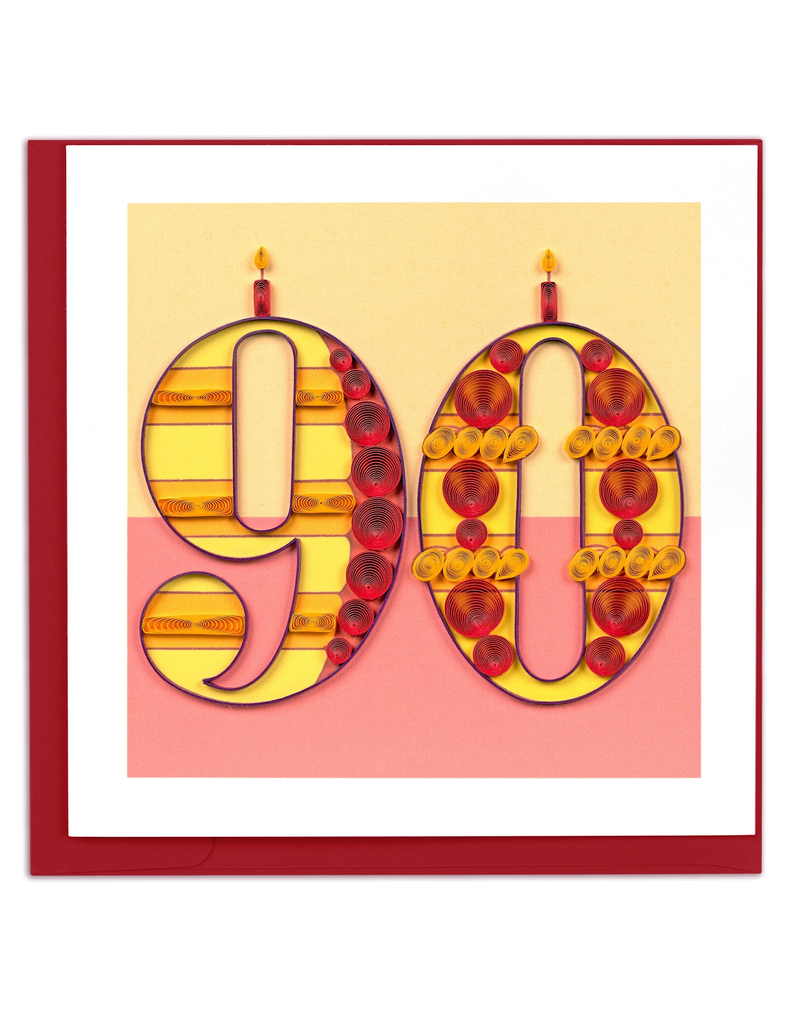 Quilling Card Quilled Milestone Birthday Card 90th Birthday