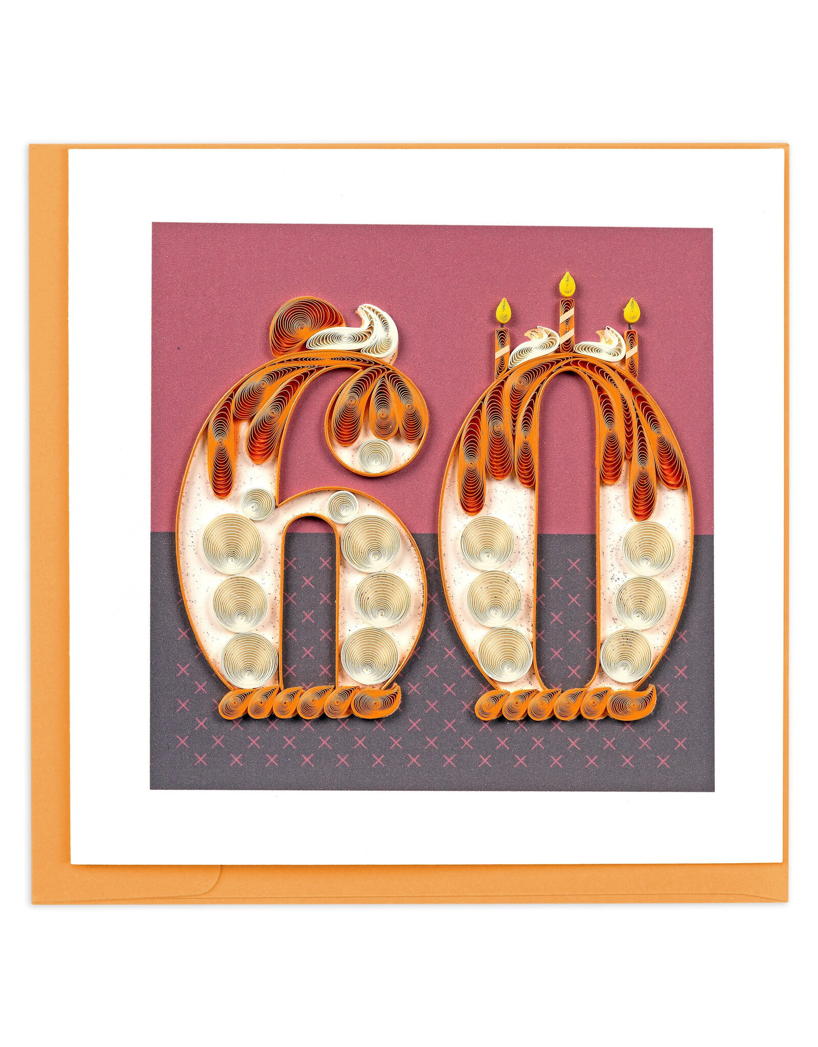 Quilling Card Quilled Milestone Birthday Card 60th Birthday