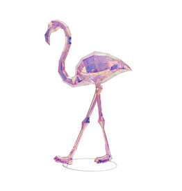 Seasonal Prismatic Iridescent LED Flamingo Decor 36 Inch Mojito