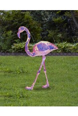 Seasonal Prismatic Iridescent LED Flamingo Decor 36 Inch Mojito