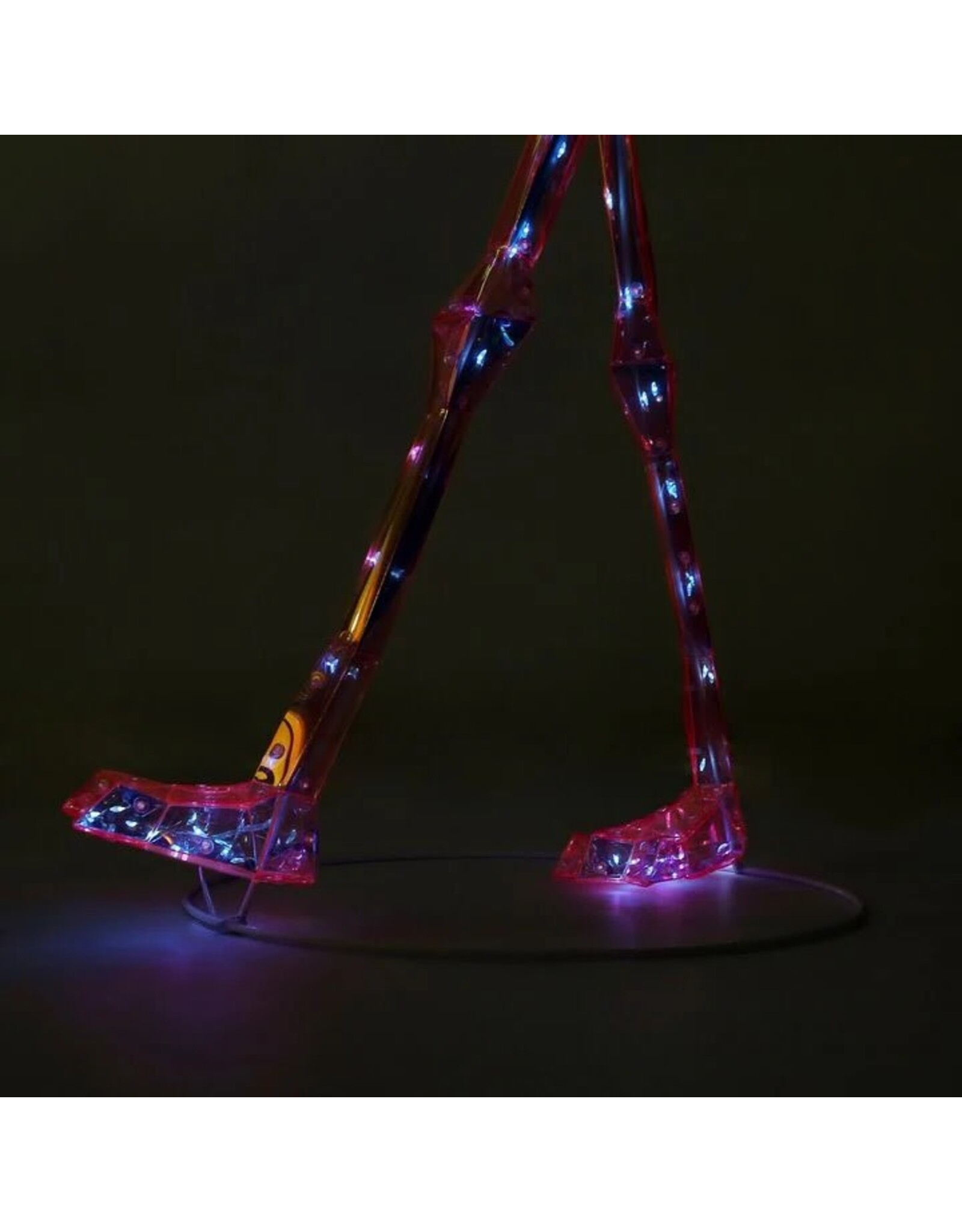 Seasonal Prismatic Iridescent LED Flamingo Decor 36 Inch Mojito