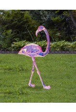 Seasonal Prismatic Iridescent LED Flamingo Decor 36 Inch Margarita