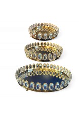 Mark Roberts Home Decor Vanity Trays Set of 3 Florentine Jewel Trays 8-12 inches