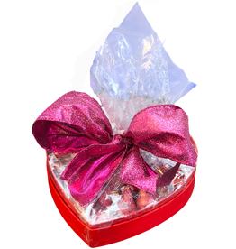 DIGS-N-GIFTS Valentine’s Boxed Chocolates Hershey Kisses 7" Heart Box