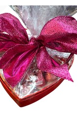 DIGS-N-GIFTS Valentine’s Boxed Chocolates Hershey Kisses 7" Heart Box