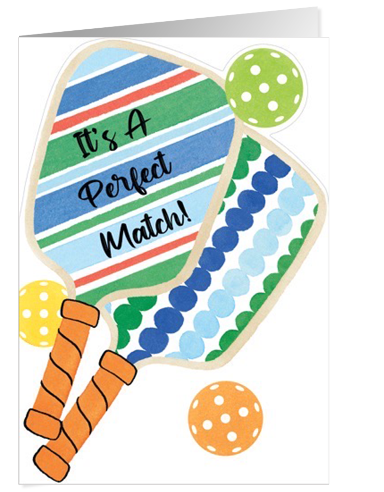 Caspari Anniversary Cards Pickleball Perfect Match Anniversary Card