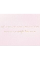 PAPYRUS® Graduation Card Florals In Vase Cap N Diploma