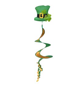 Beistle Irish St Patrick's Day Leprechaun Hat Wind Spinner 36 Inch