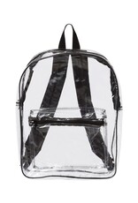 DIGS-N-GIFTS Clear PVC Backpack | Black