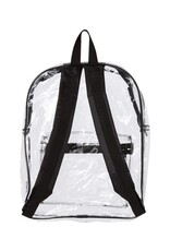 DIGS-N-GIFTS Clear PVC Backpack | Black