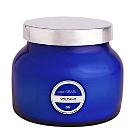 capri BLUE Volcano Candle Blue Petite Jar 8 Oz