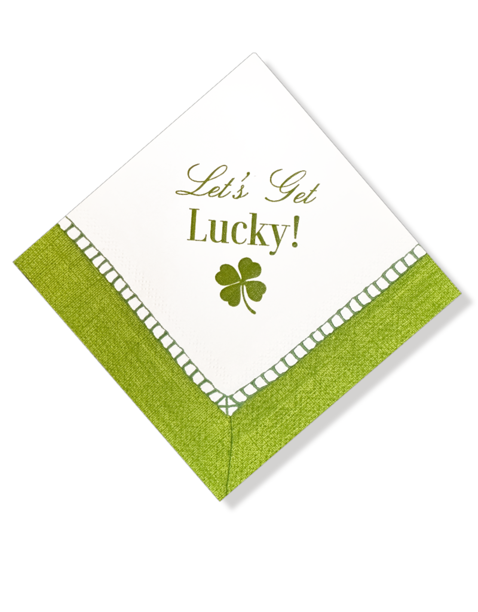 Caspari Irish St Patrick's Day Napkins 24pk Lets Get Lucky