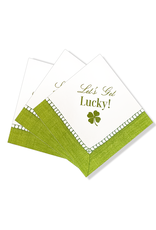 Caspari Irish St Patrick's Day Napkins 24pk Lets Get Lucky Caspari Irish St Patrick's Day Napkins 24pk Lets Get Lucky