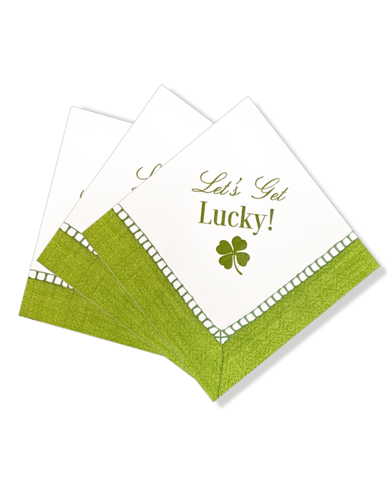 Caspari Irish St Patrick's Day Napkins 24pk Lets Get Lucky