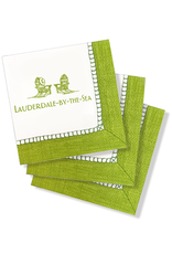 Caspari Lauderdale-By-The-Sea Cocktail Napkins 24pk Beach Chairs G